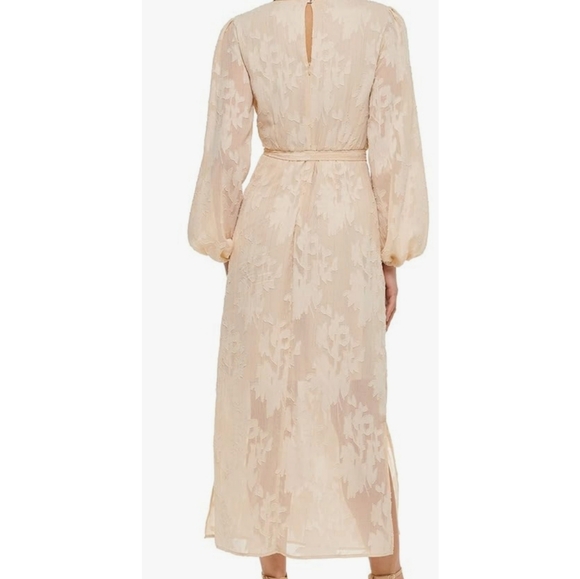 Kensie-Long Sleeve Chiffon Dress - Picture 2 of 6